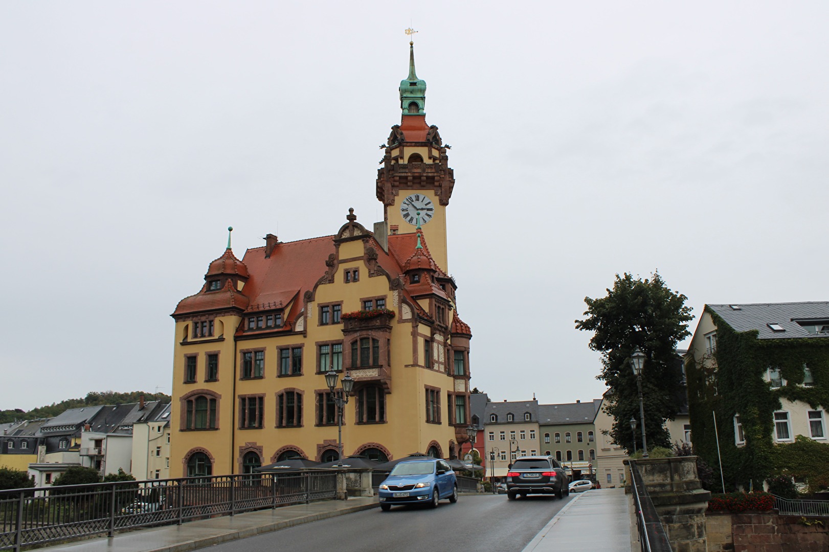 Das Rathaus von Waldheim