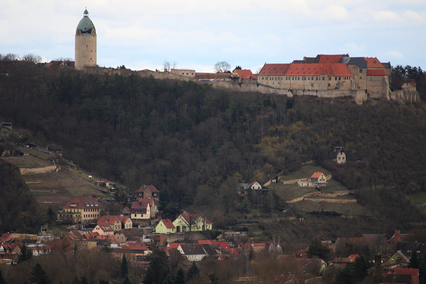 Der Schlossberg in Freyburg / U