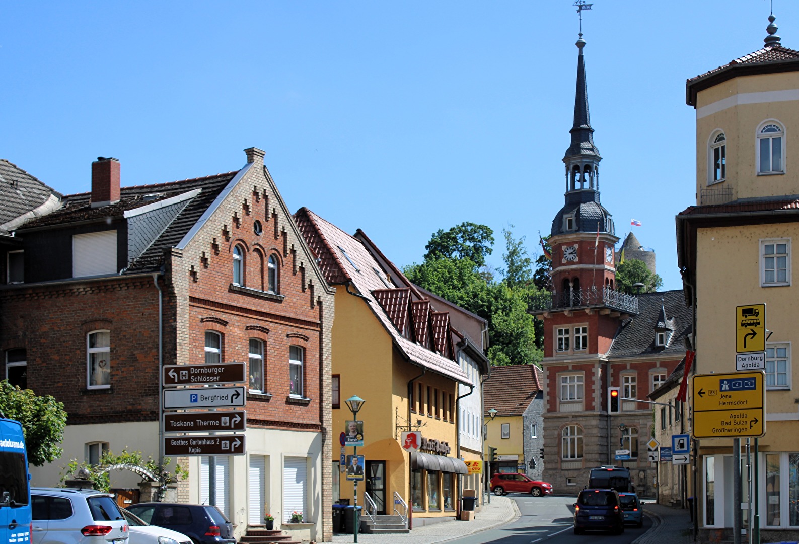Das Rathaus in Camburg