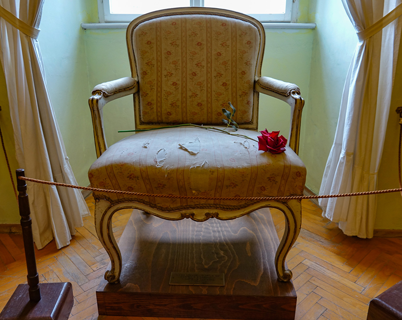Giacomo Casanova starb auf diesem Stuhl
