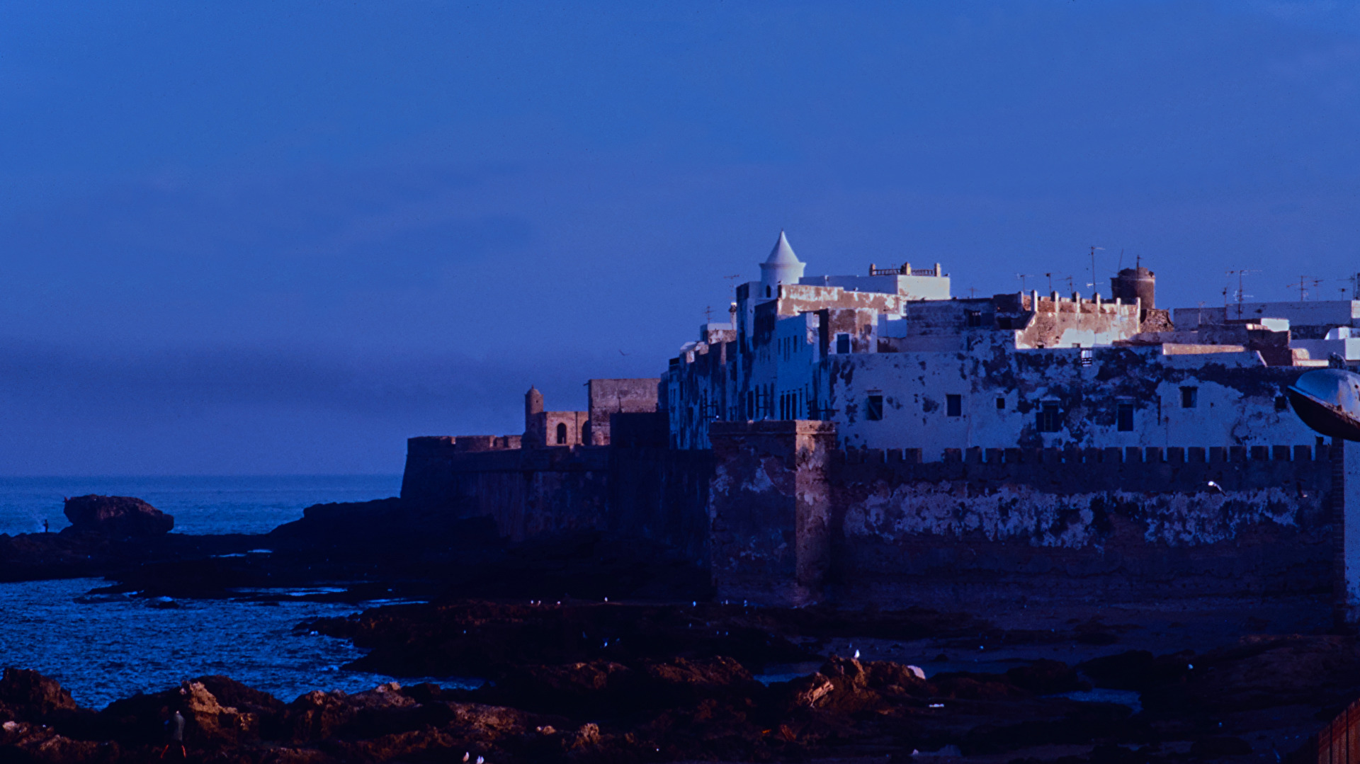 #Blau - blaue Stunde in Essaouira