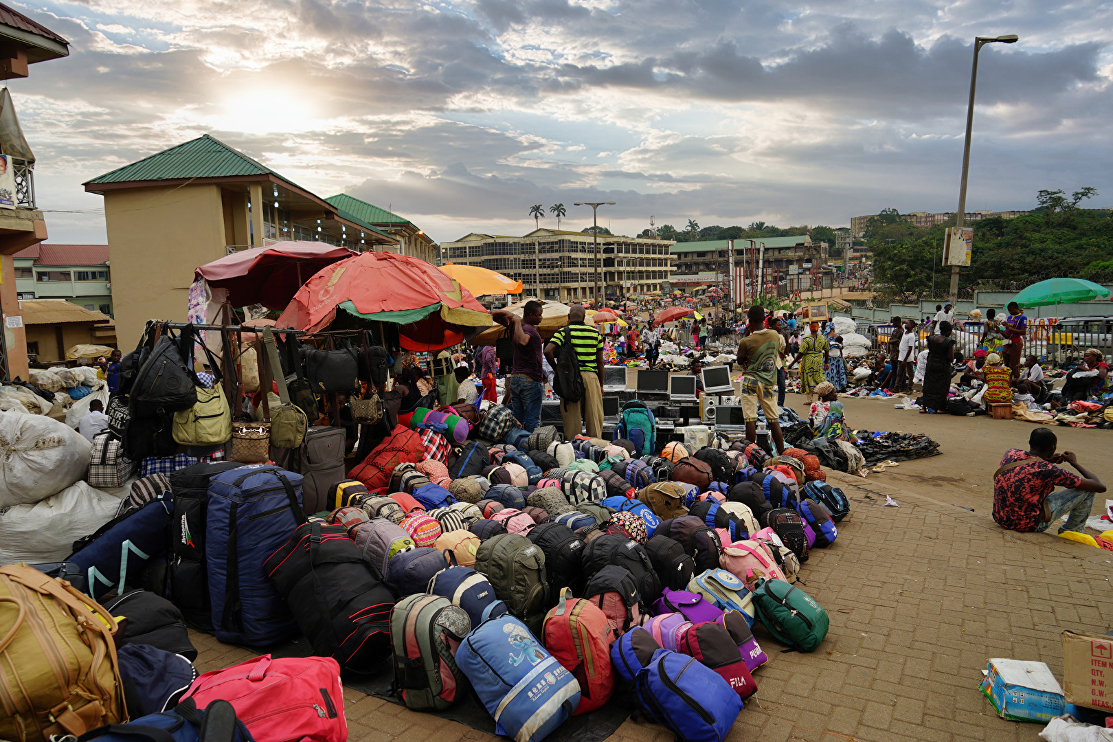 Markt in Ghana