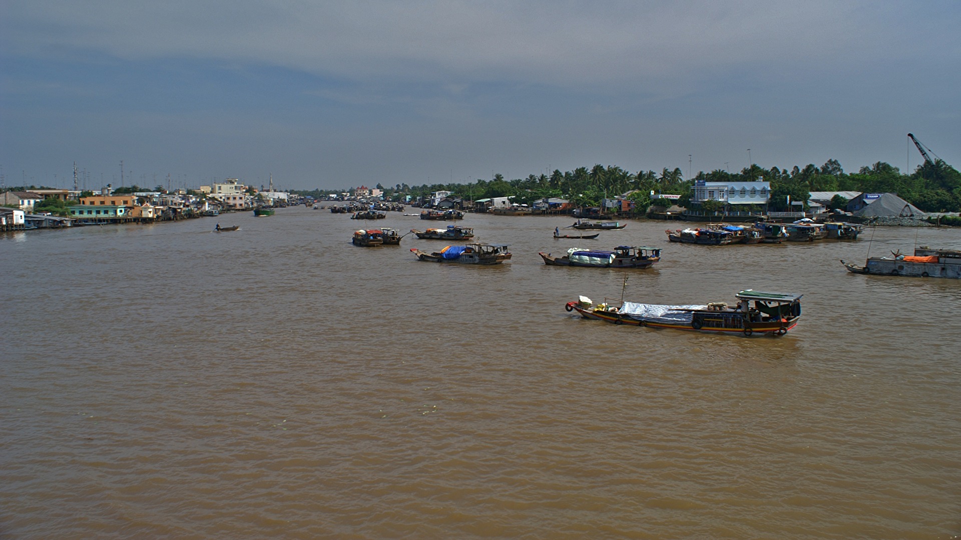 #Boote - sind im Mekongdelta allgegenwärtig