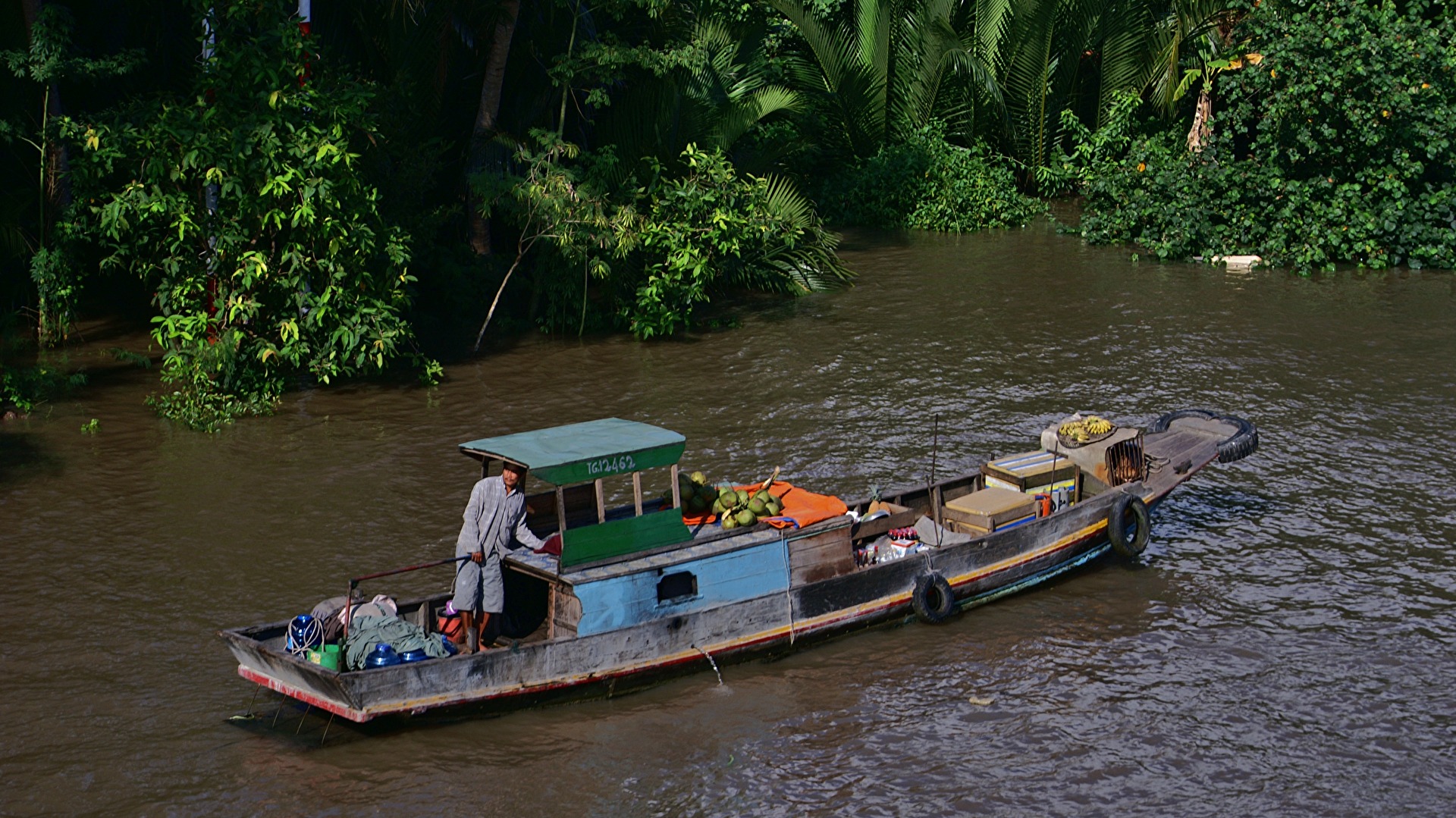 #Boote - Kleinbauer im Mekongdelta