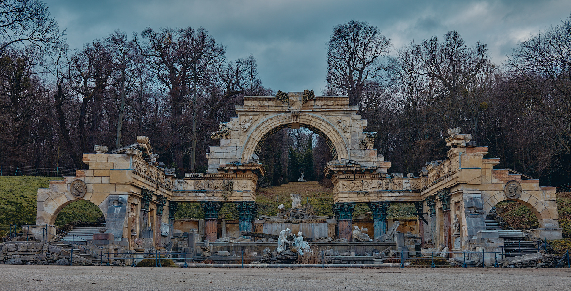 Römer ruine im Schlosspark Schönbrunn