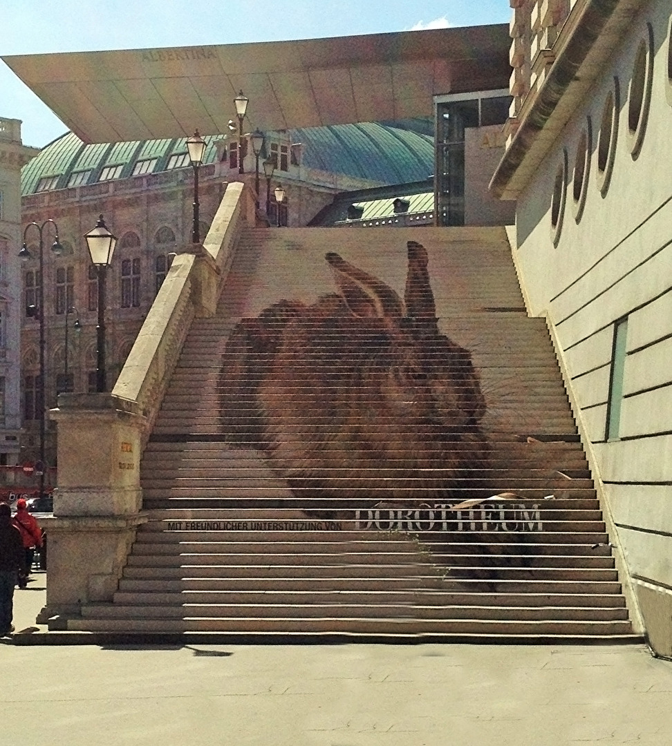 kleiner Nachtrag zu Ostern: Treppe in Wien
