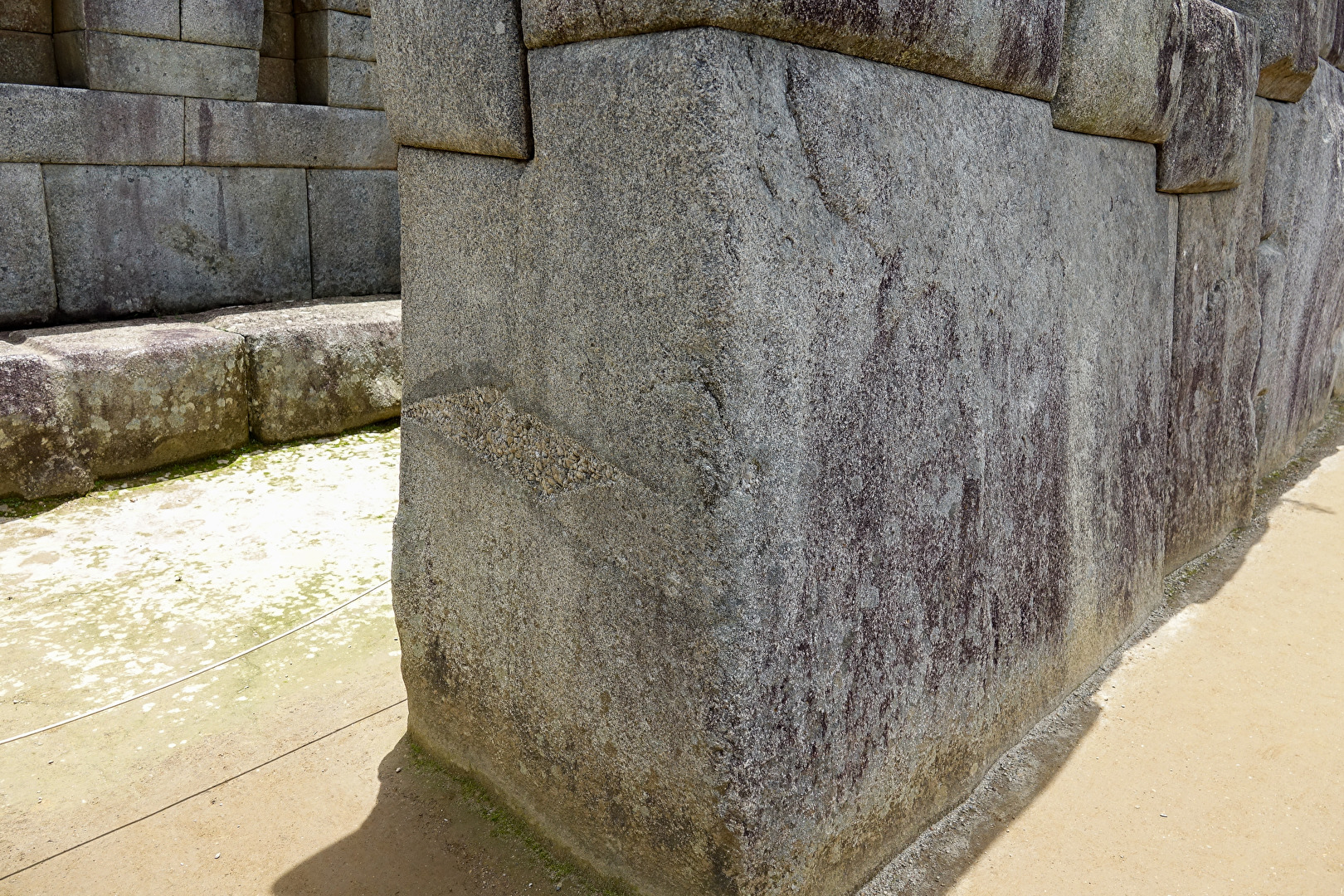 Steinkunst auf dem Machu Pichu
