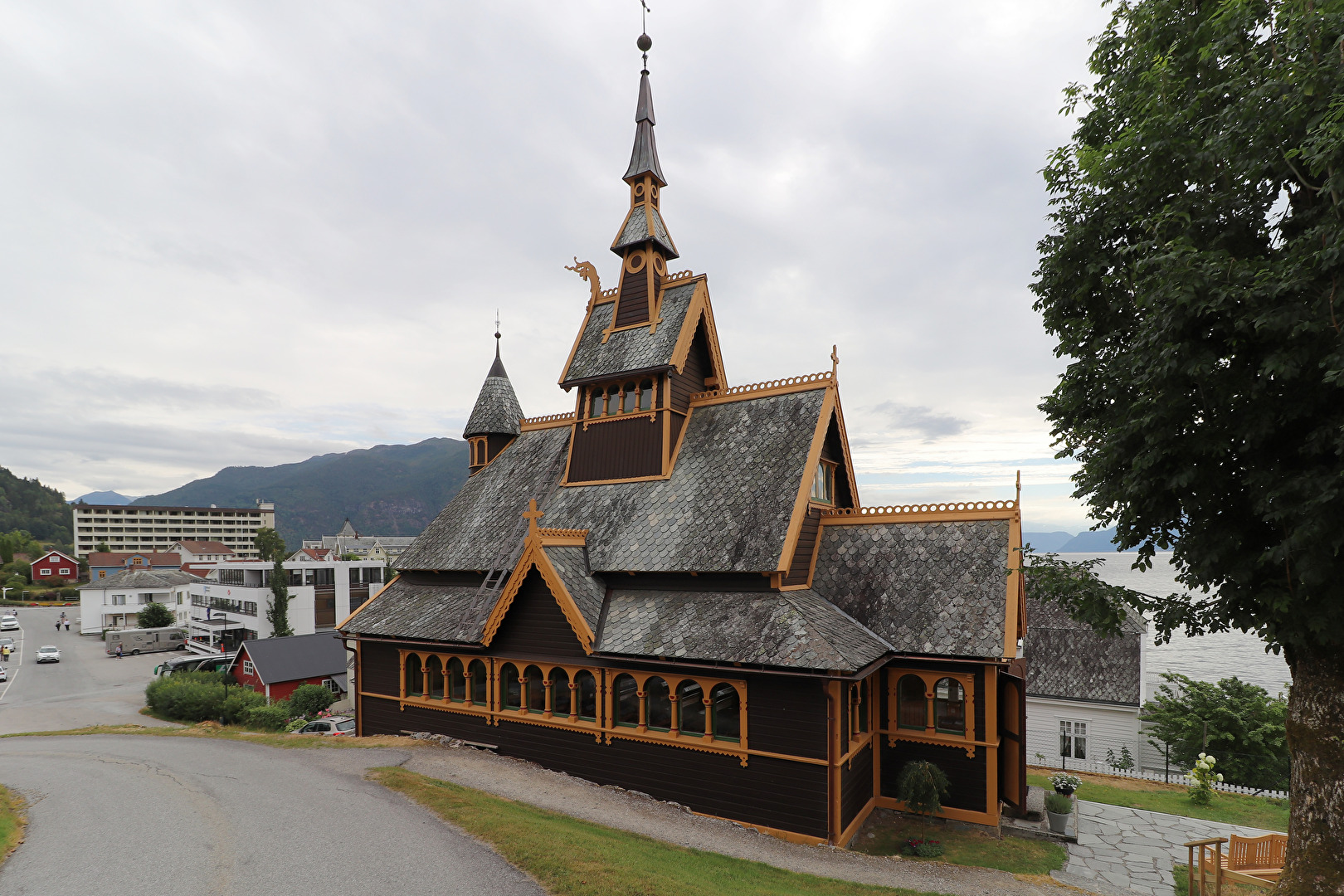 Stabkirche von Ahlestrand Morge