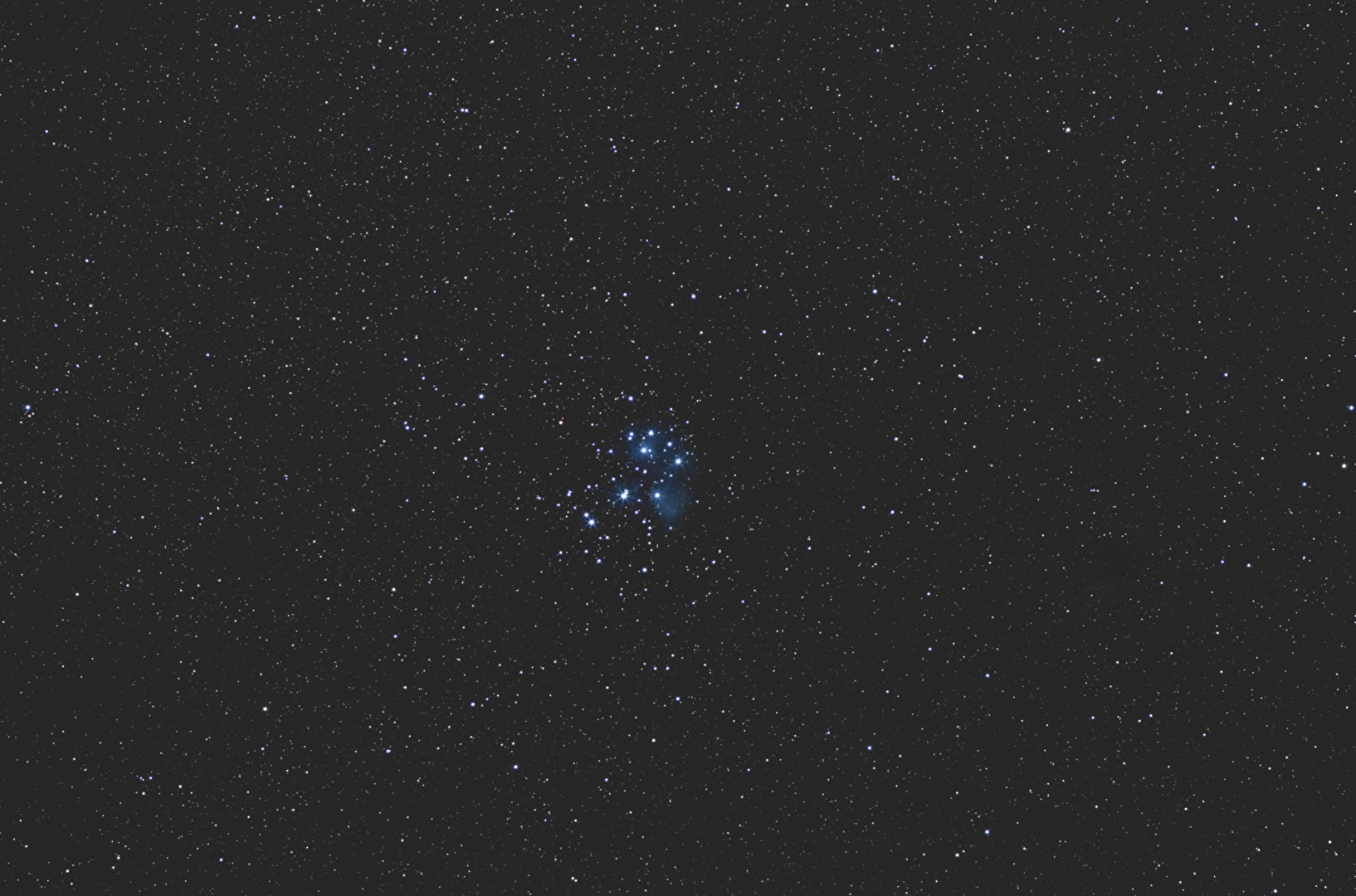 #Sternenhimmel  Die Plejaden M45