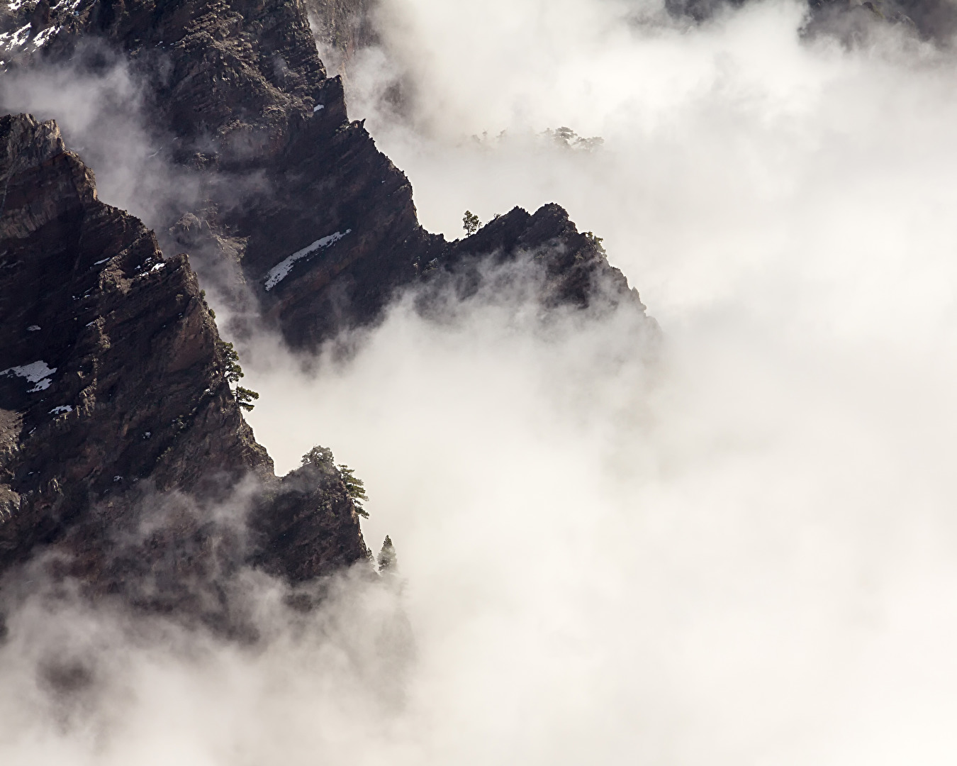 Blick in die Vulkanlandschaft auf La Palma