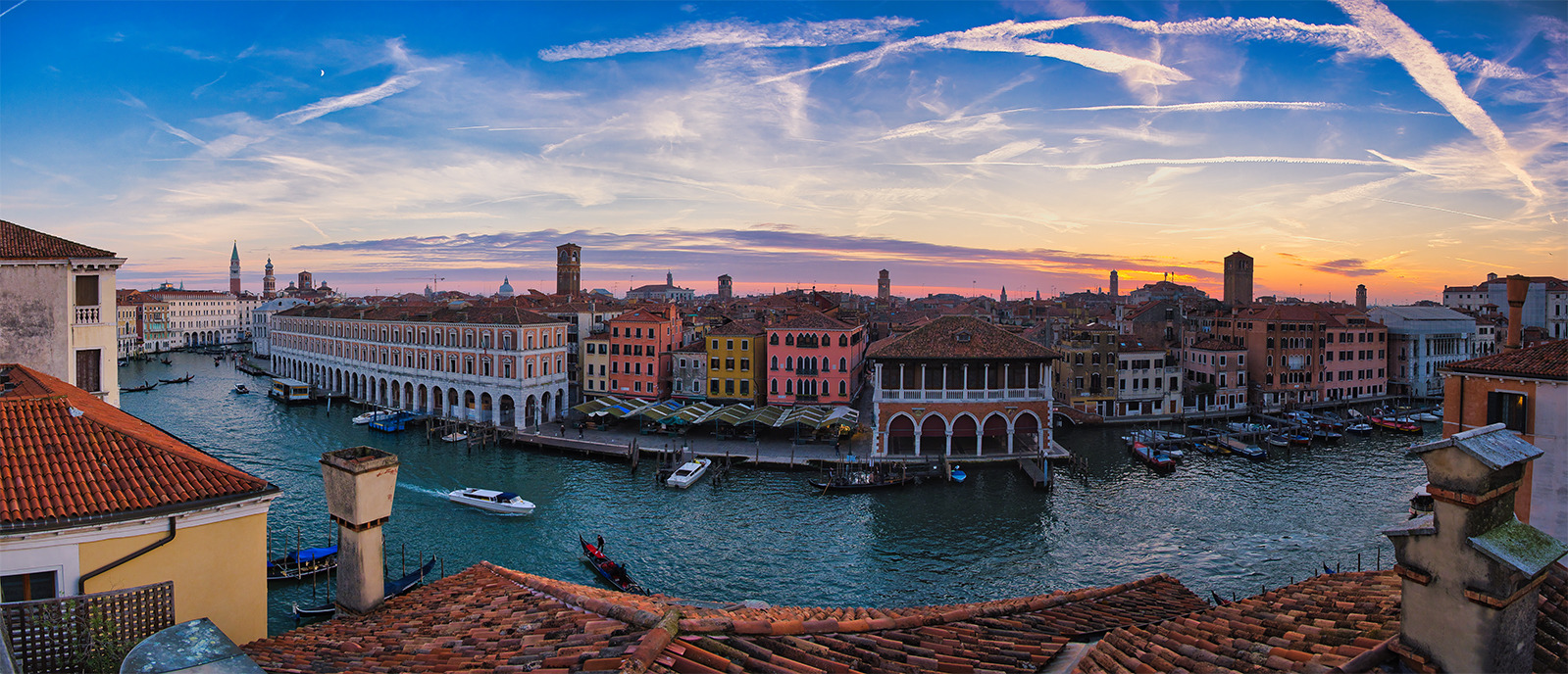 Venedig mit Blick auf den Kanal Grande