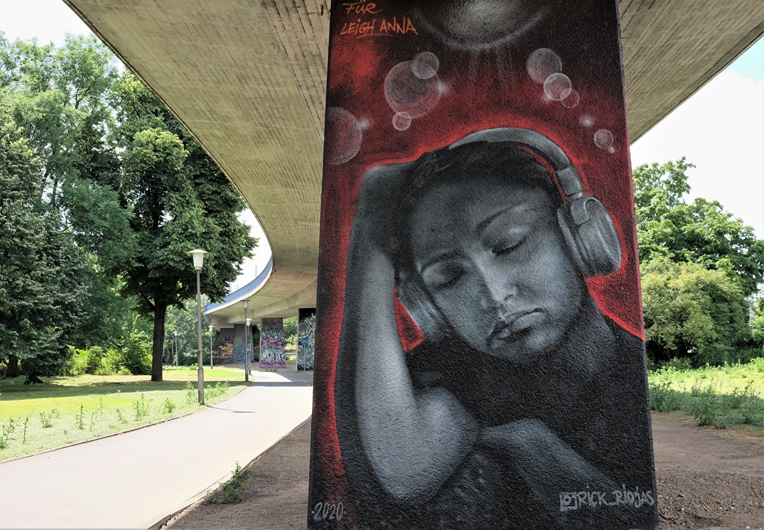 Mannheimer Brücken Graffiti