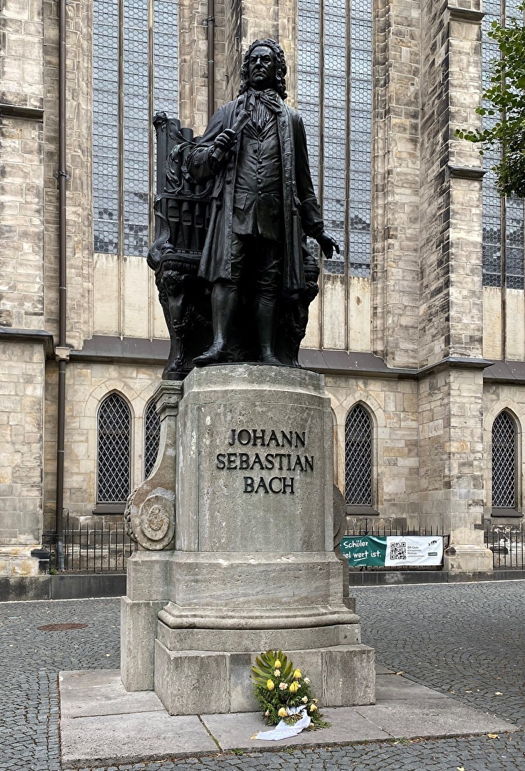 Das neue Bachdenkmal in Leipzig