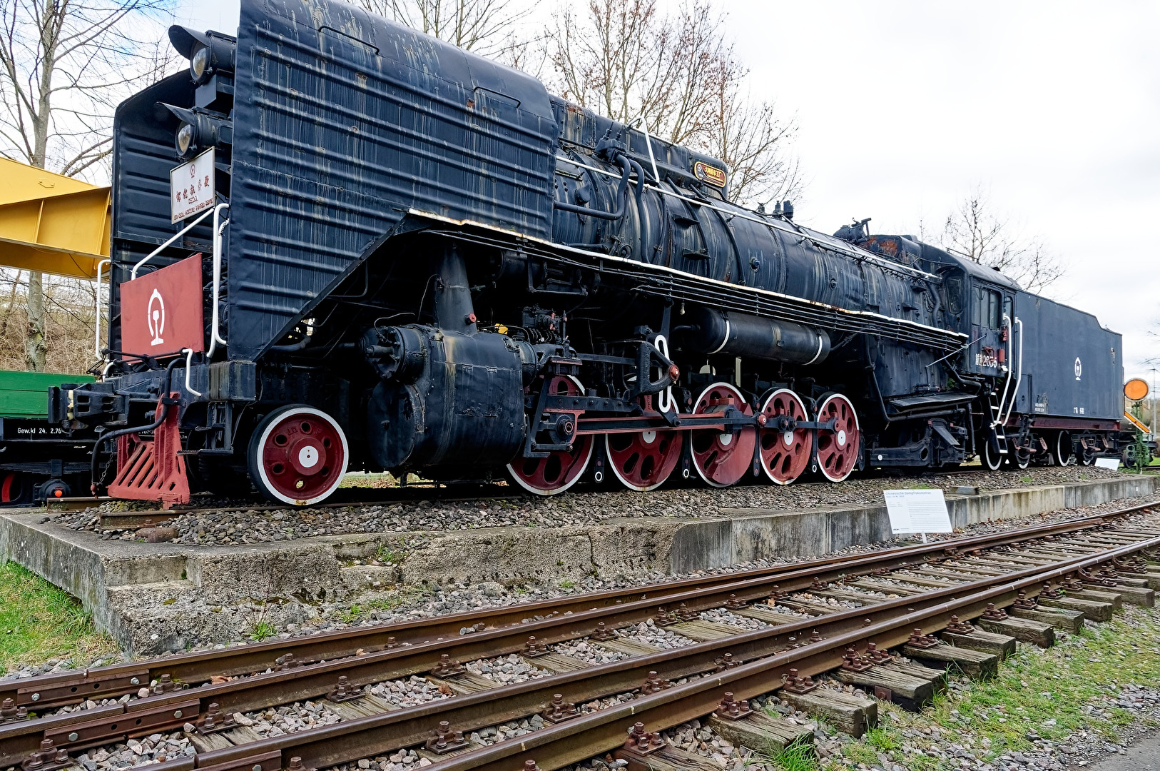 Chinesische dampflokomotive Qian - Jin Nr. 2655