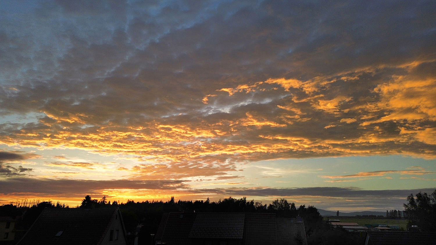 Sonnenuntergang über den Harz...