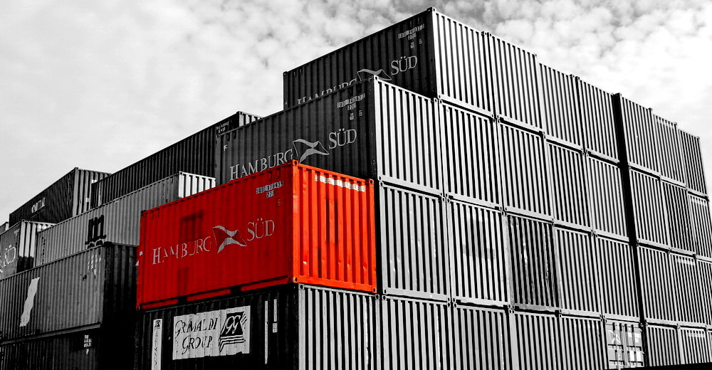 der rote Container